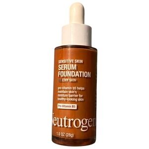 Neutrogena Sensitive Skin Serum Foundation Deep 02 Pro-Vitamin B5 1 oz